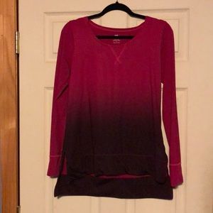 Pink & Purple Ombré top